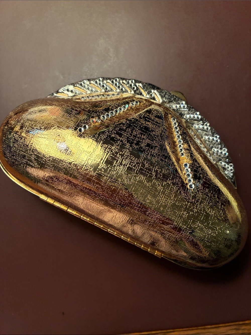 Beautiful Gold Standup Purse